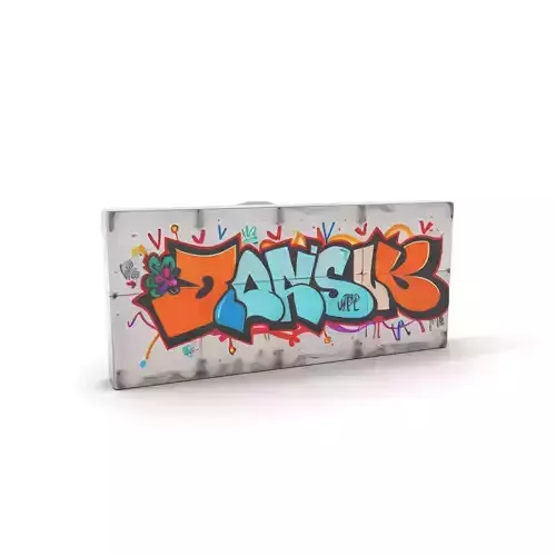 Urban Graffiti Wall model pack