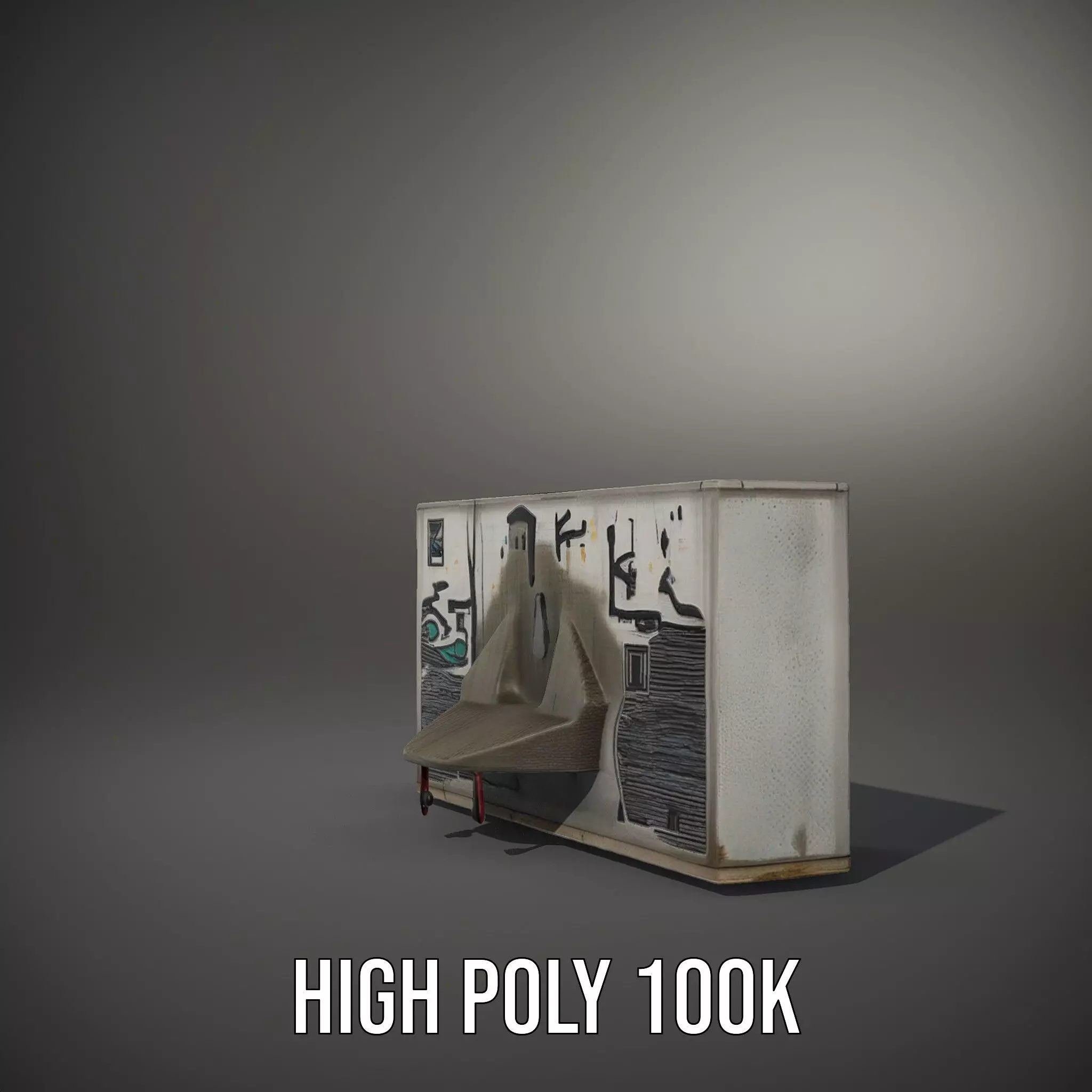 Vibrant Graffiti Wall model pack Texture_13