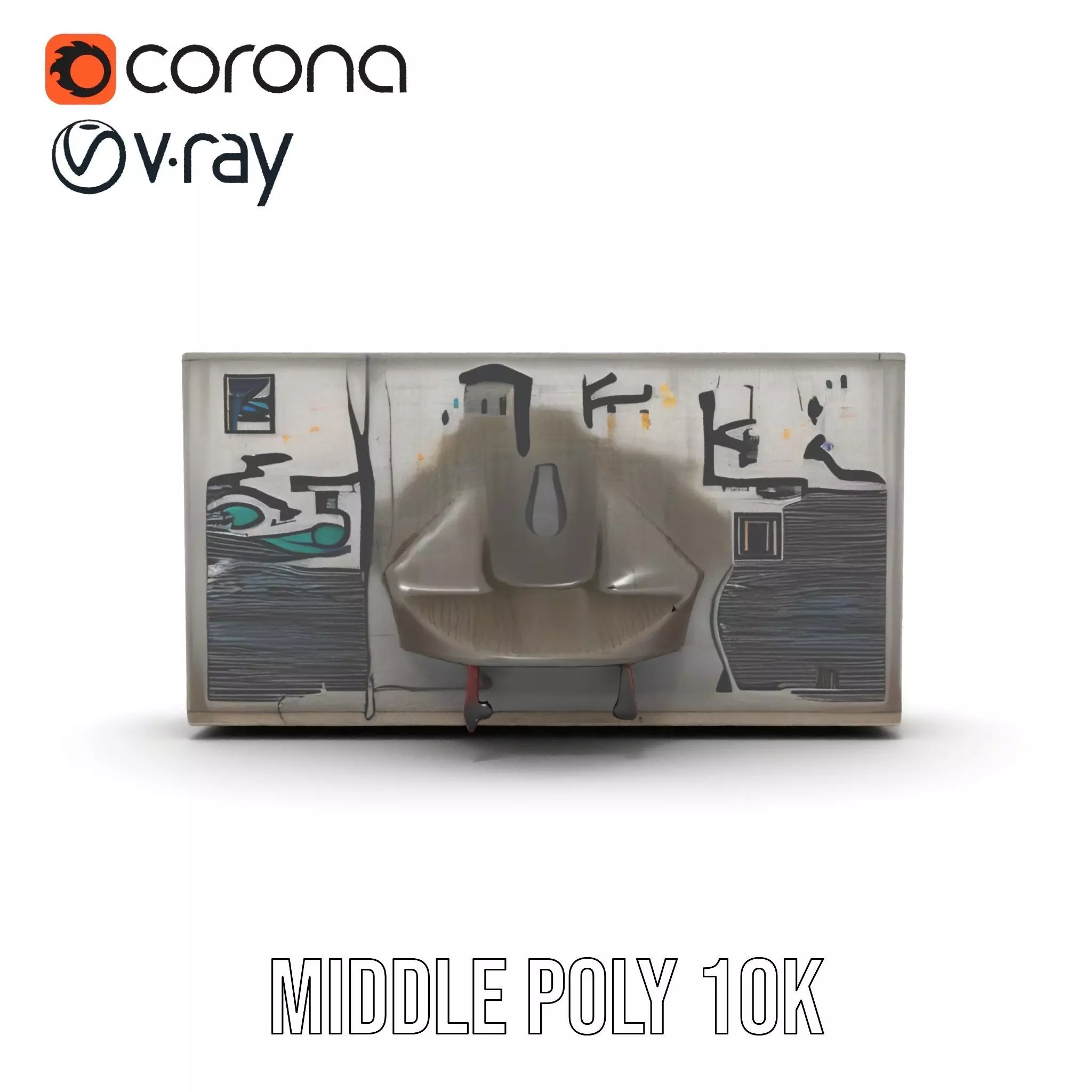 Vibrant Graffiti Wall model pack Texture_14