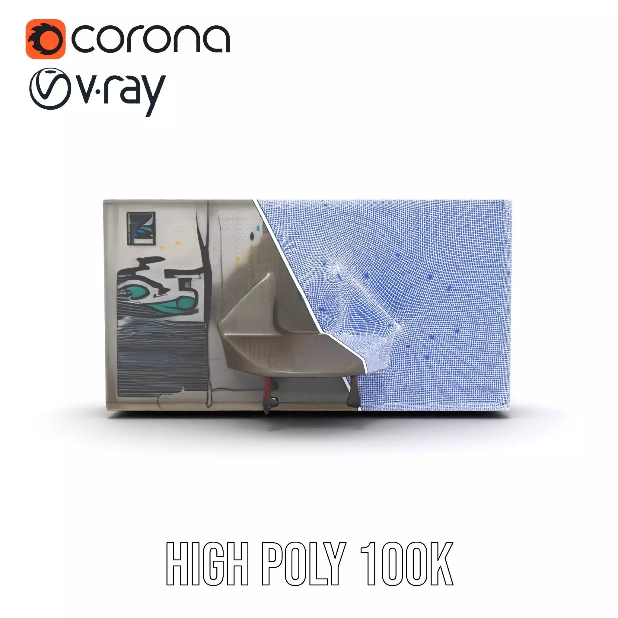 Vibrant Graffiti Wall model pack Texture_35