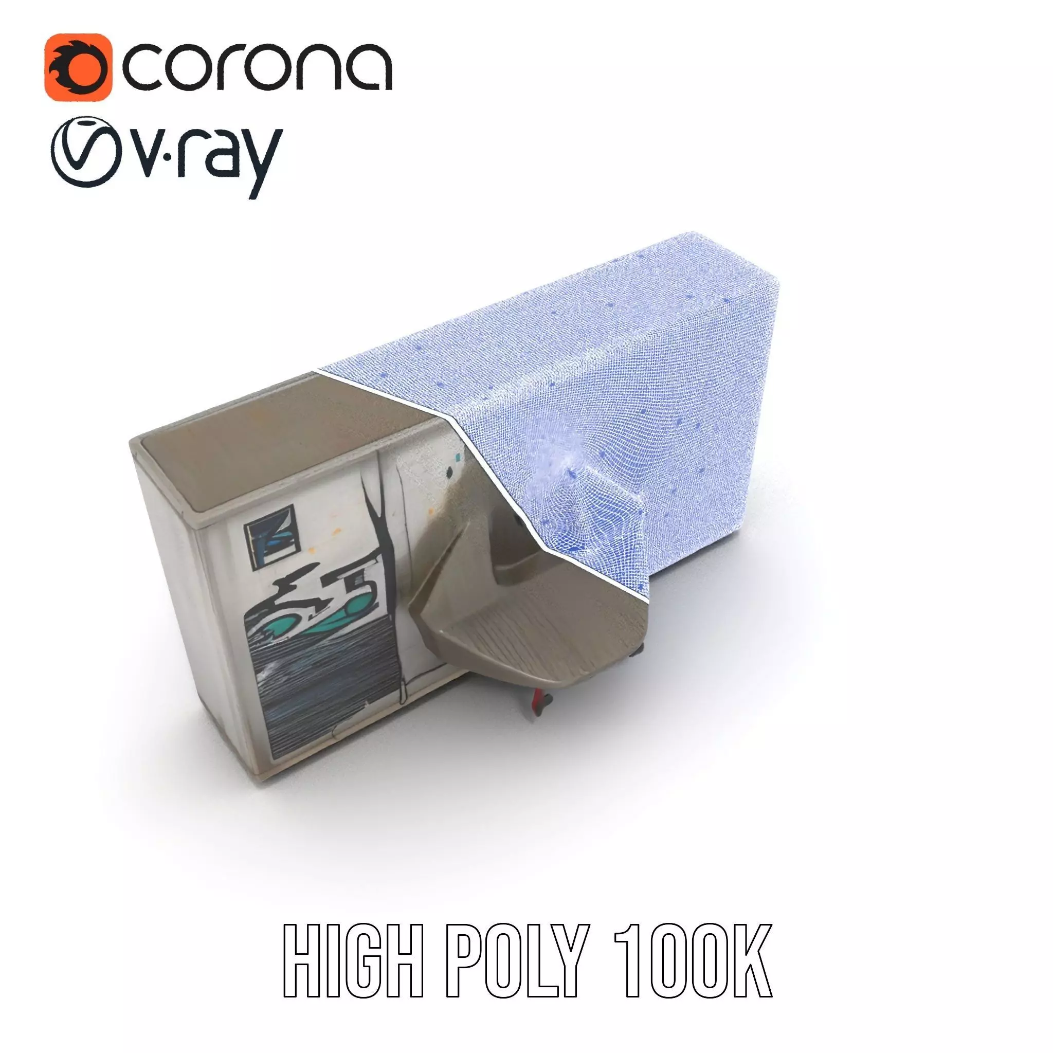 Vibrant Graffiti Wall model pack Texture_33