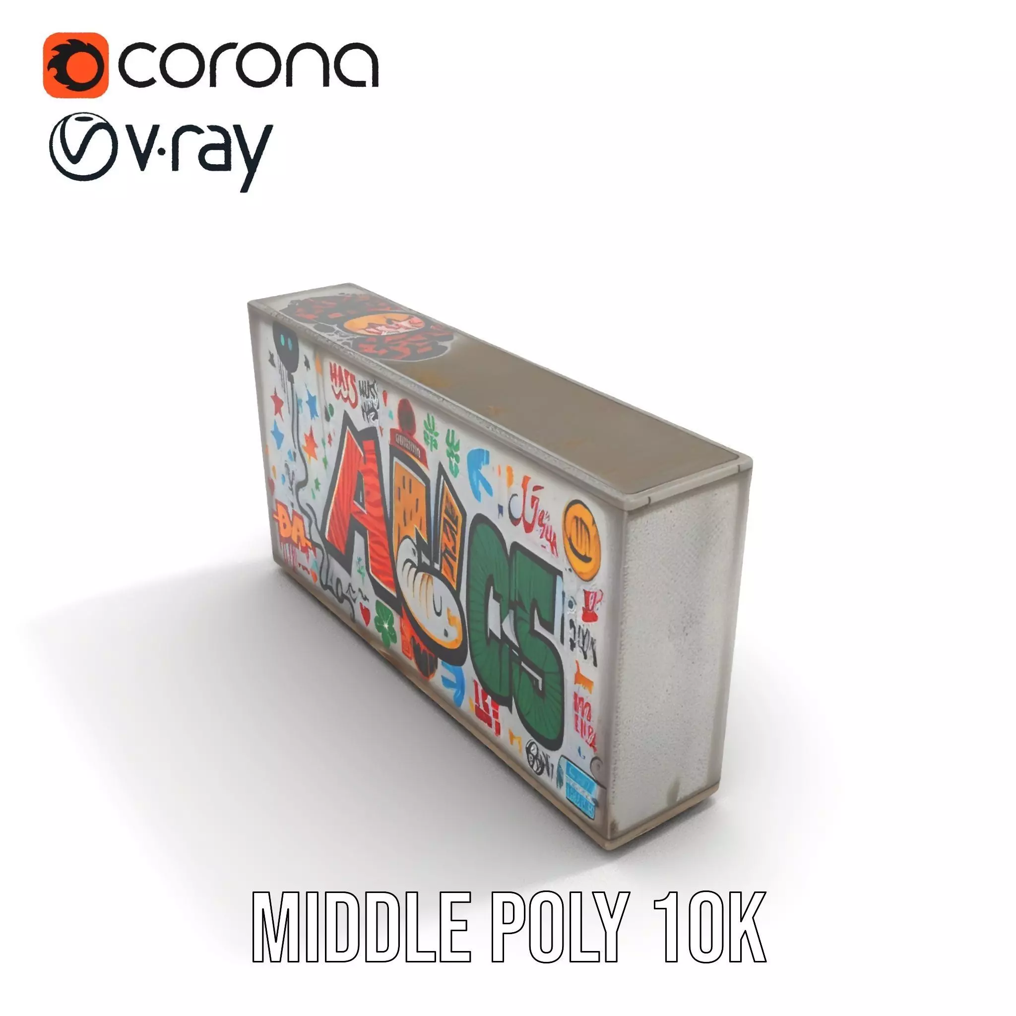 Vibrant Graffiti Wall model pack Texture_24