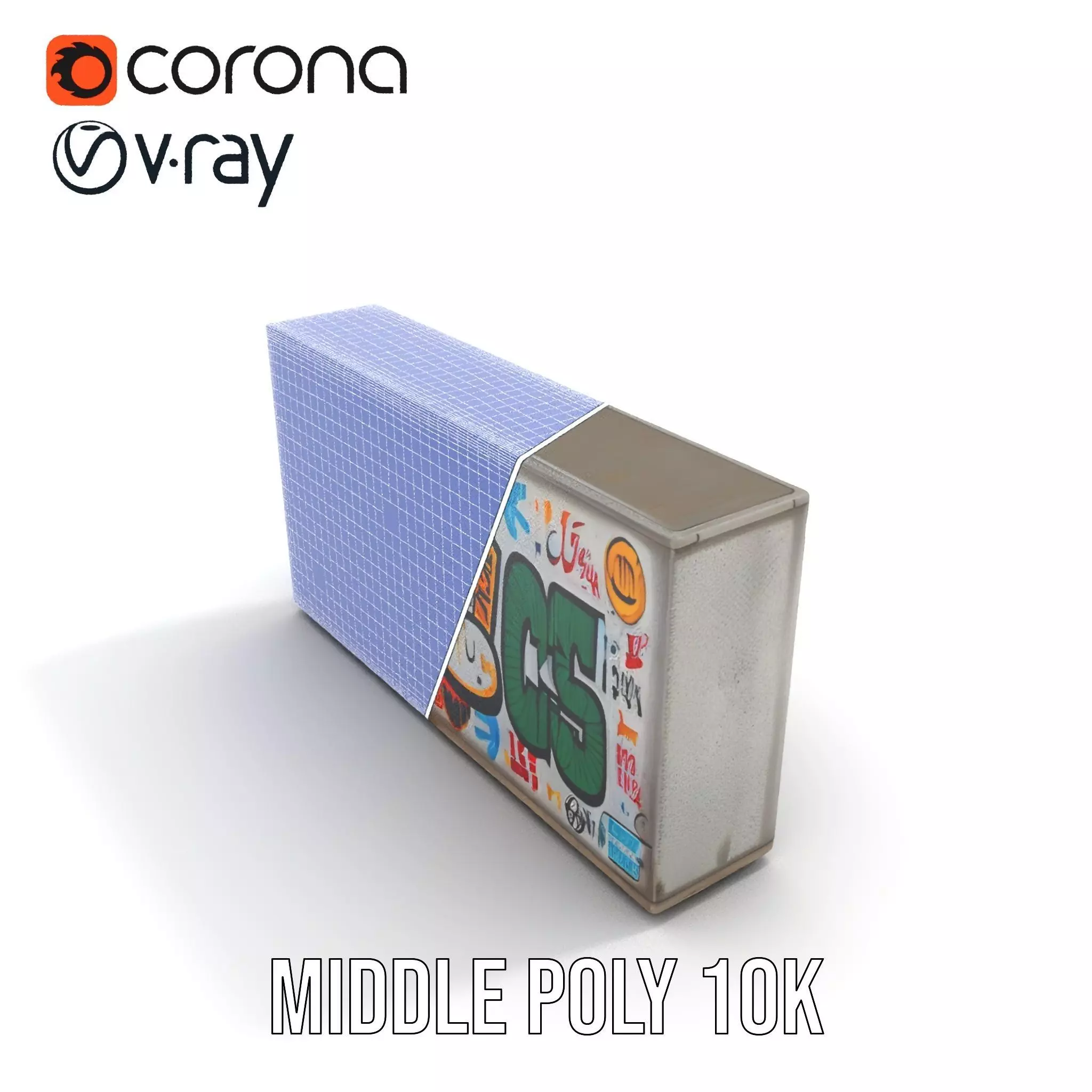 Vibrant Graffiti Wall model pack Texture_11