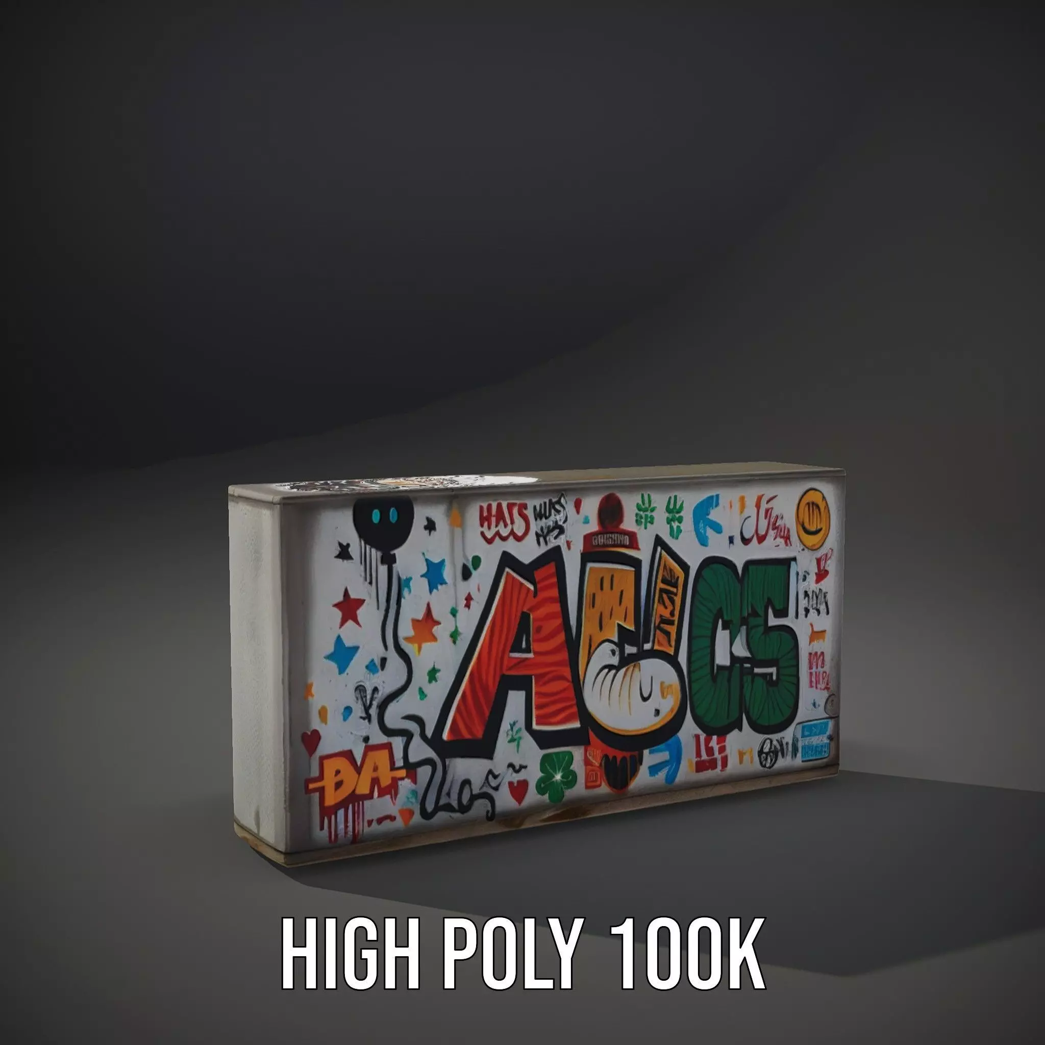 Vibrant Graffiti Wall model pack Texture_9