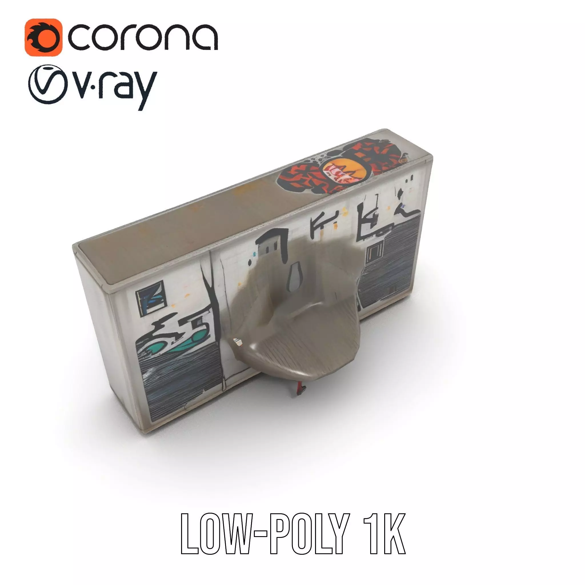 Vibrant Graffiti Wall model pack Texture_28