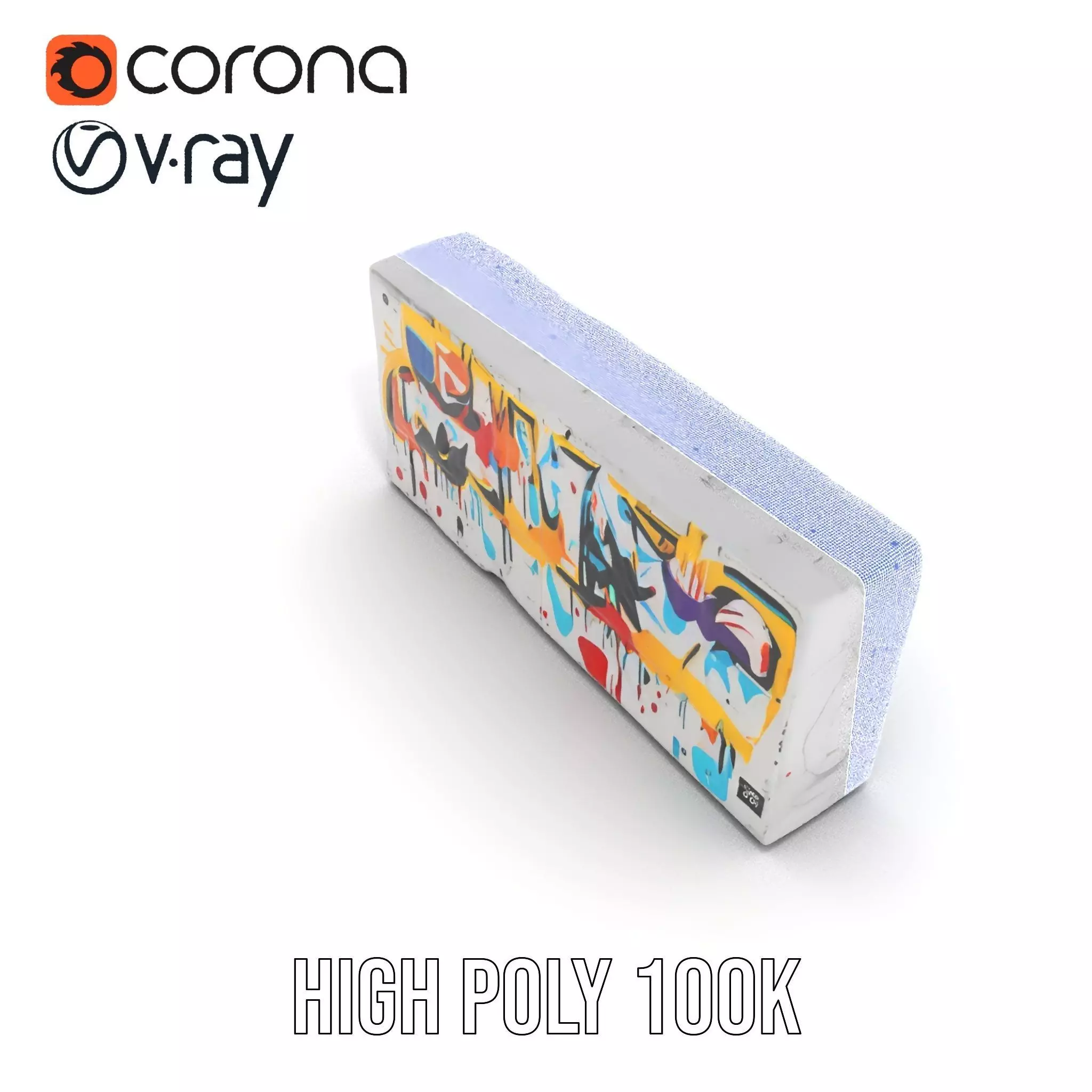 Colorful Graffiti Wall model pack Texture_21