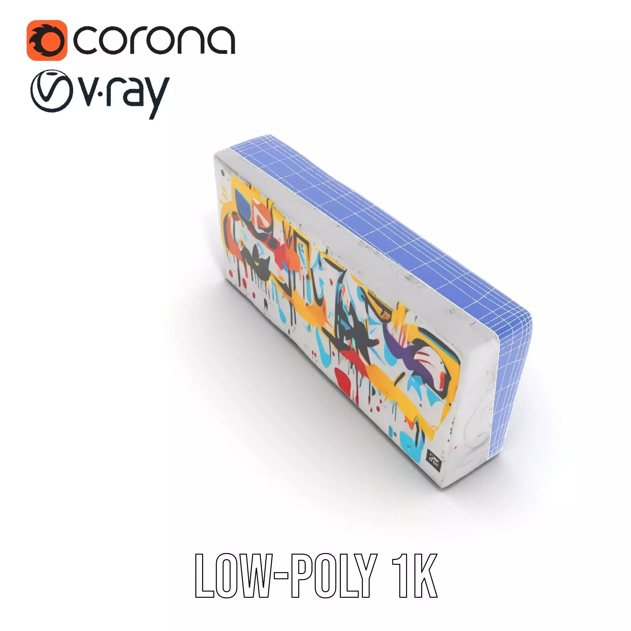 Colorful Graffiti Wall model pack Texture_15