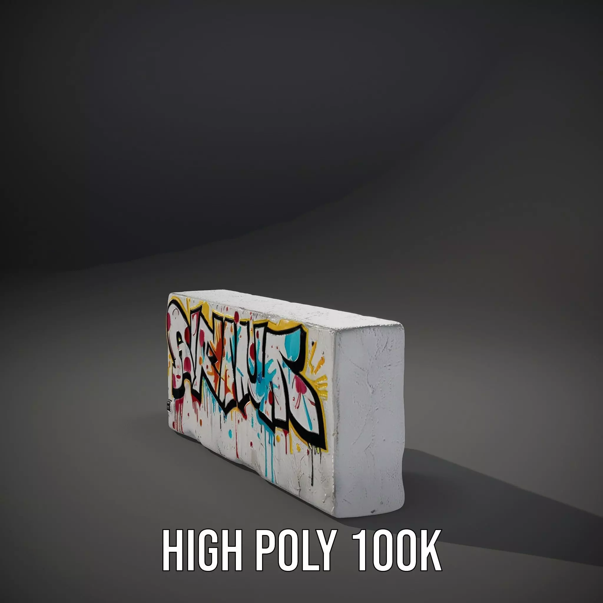 Colorful Graffiti Wall model pack Texture_9
