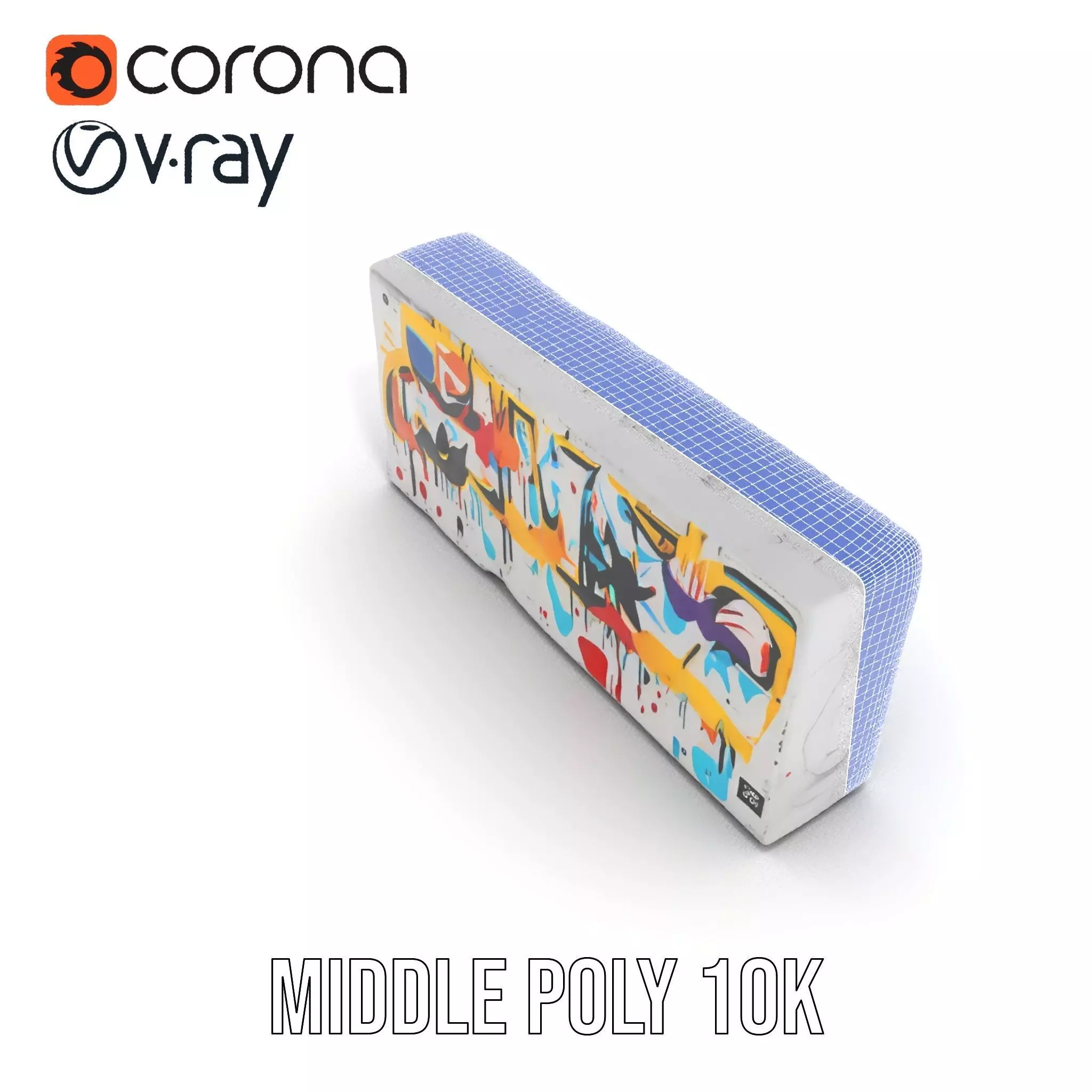 Colorful Graffiti Wall model pack Texture_22