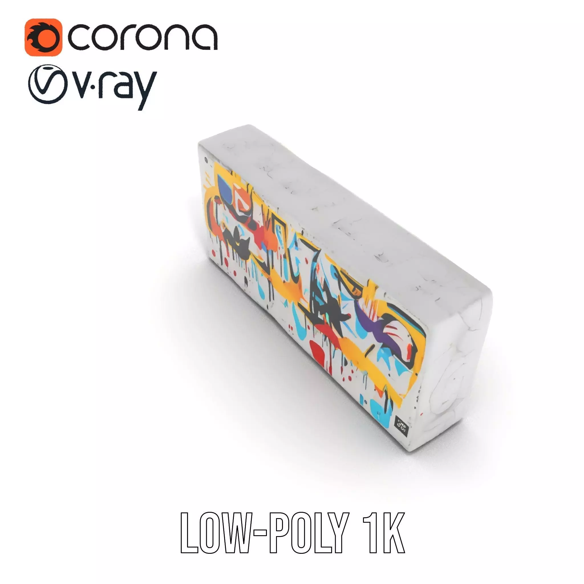 Colorful Graffiti Wall model pack Texture_8