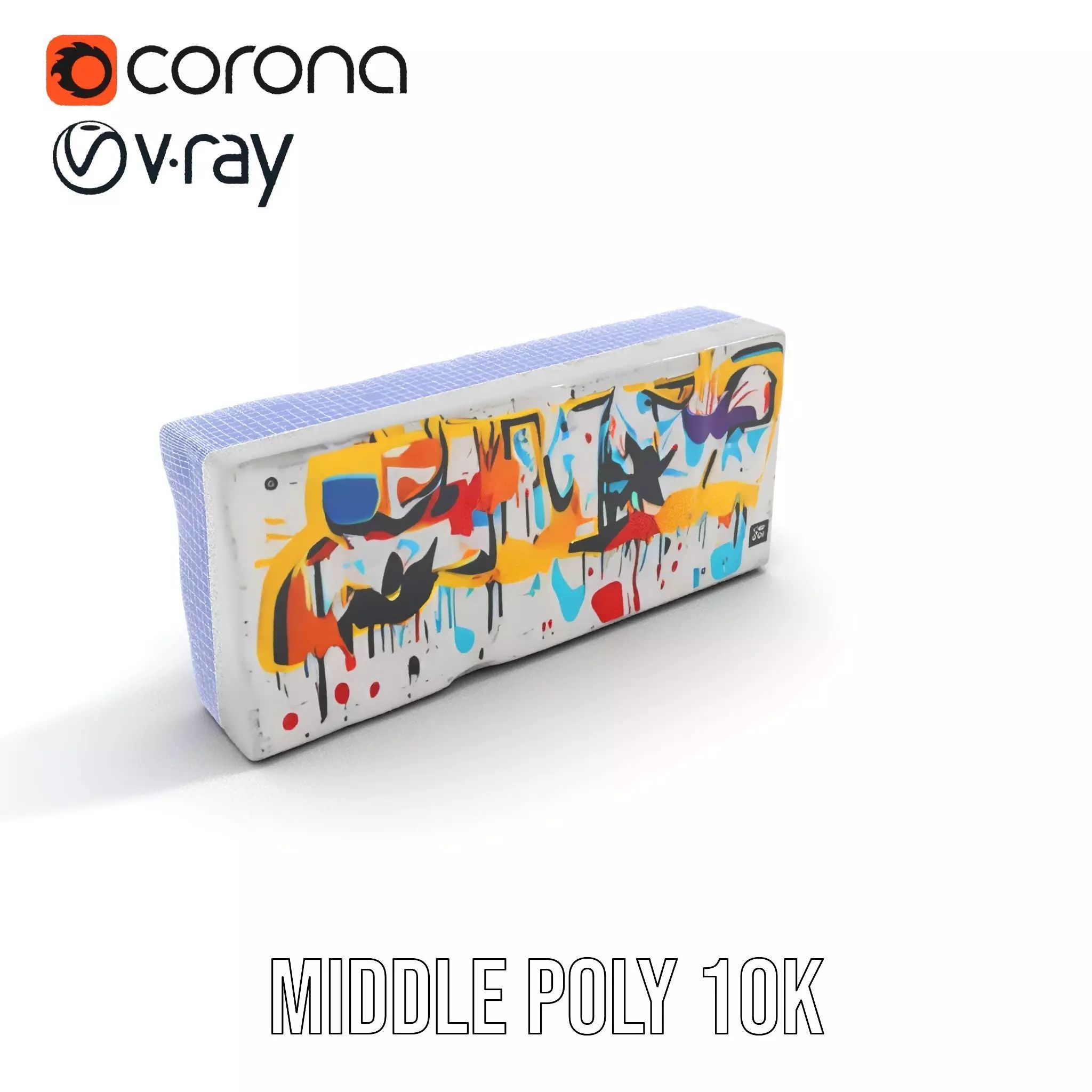 Colorful Graffiti Wall model pack Texture_25