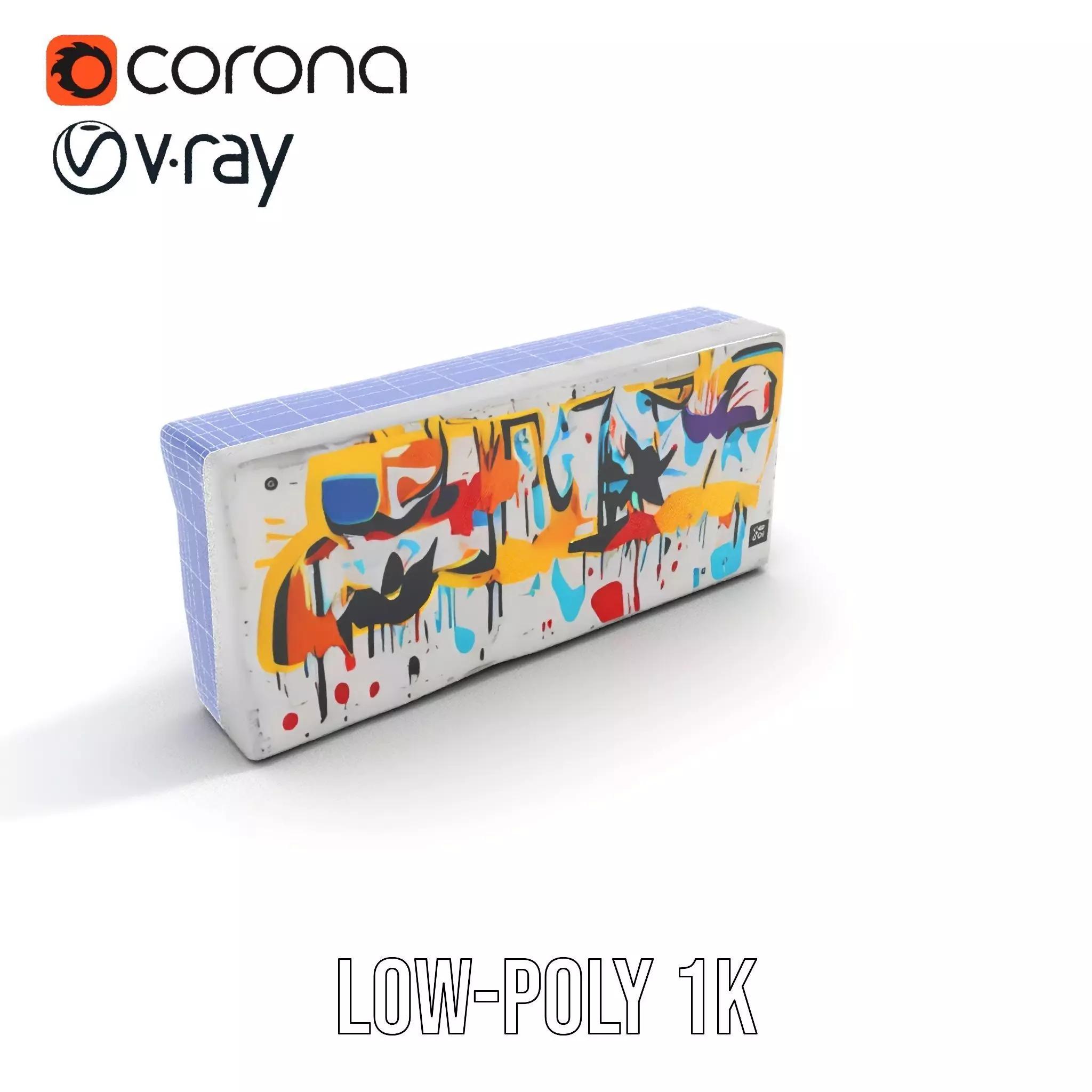 Colorful Graffiti Wall model pack Texture_23