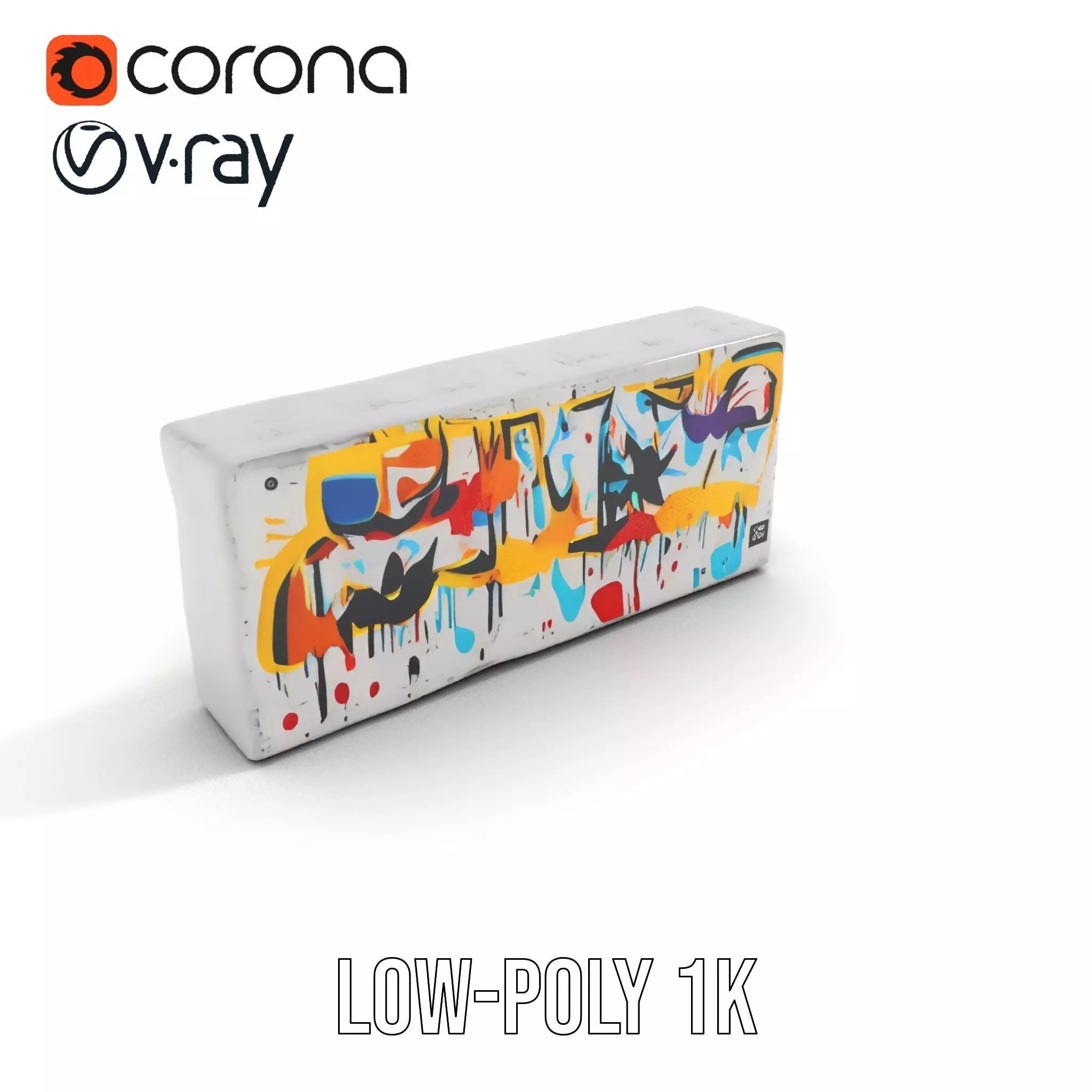 Colorful Graffiti Wall model pack Texture_13