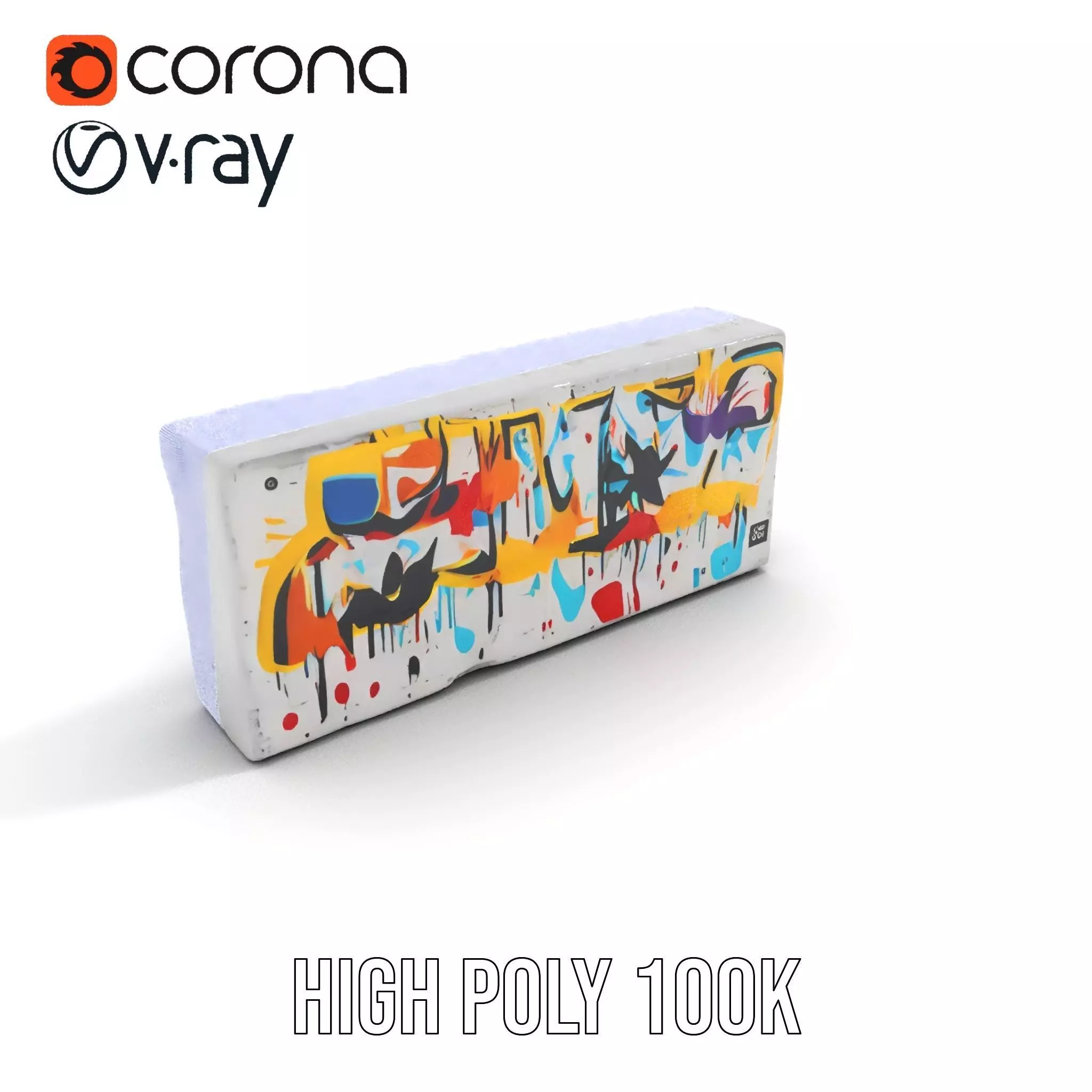 Colorful Graffiti Wall model pack Texture_27