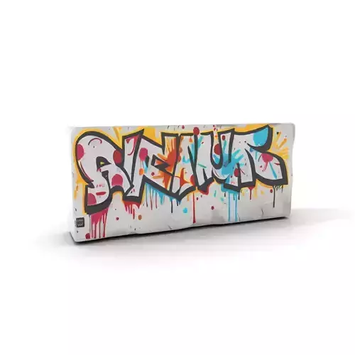 Colorful Graffiti Wall model pack