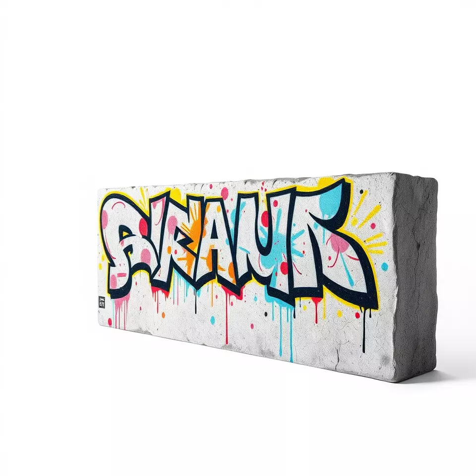 Colorful Graffiti Wall model pack Texture_3