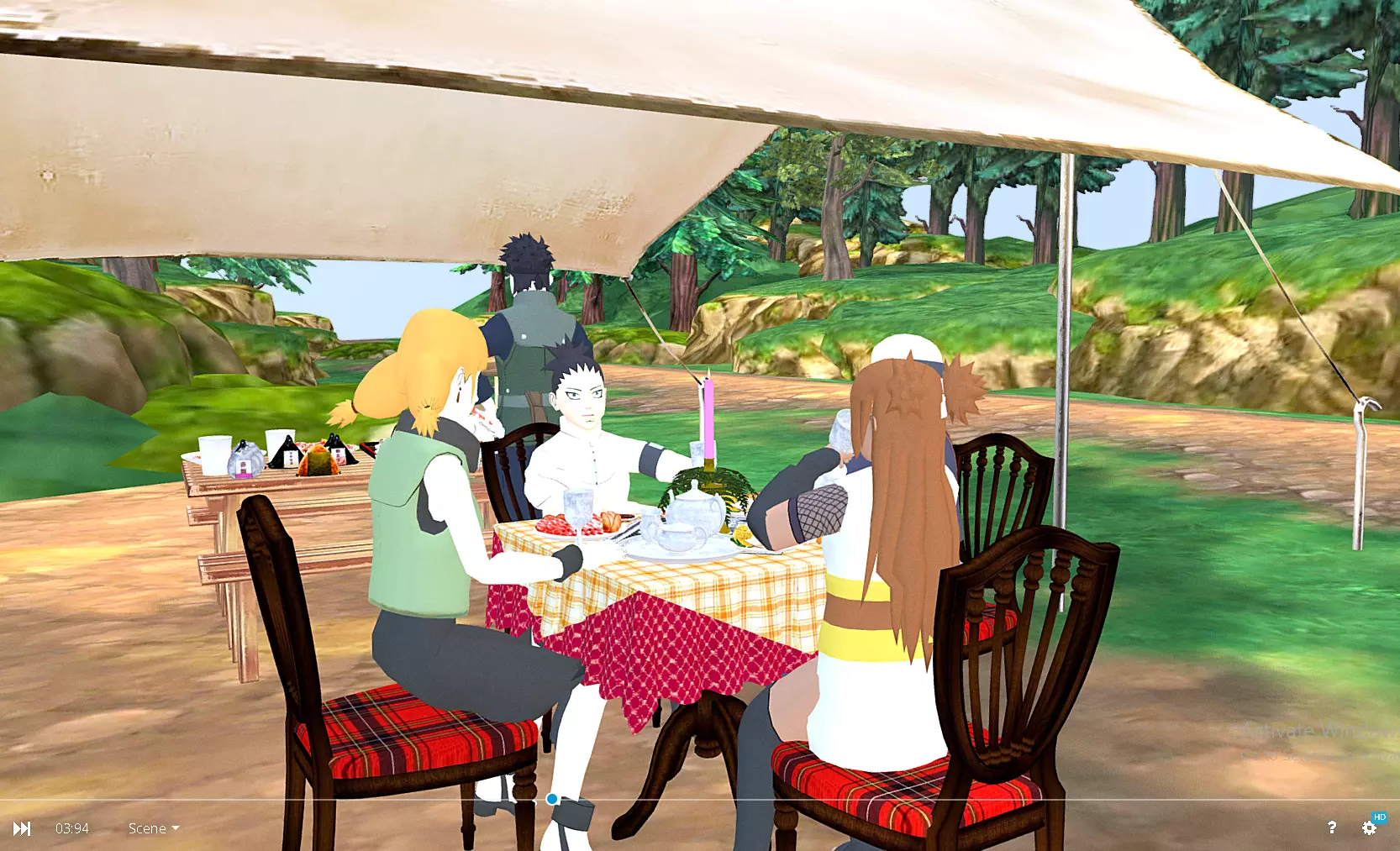 Moegi Shikadai Inogin chocho Mirai Sarutobi Korean Restaurant 3D model
