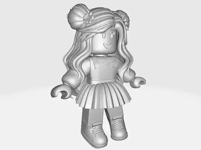 Miniature Game Roblox Girl Top Model 14