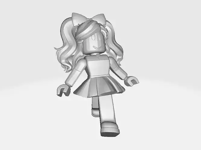 Miniature Game Roblox Girl Top Model 16