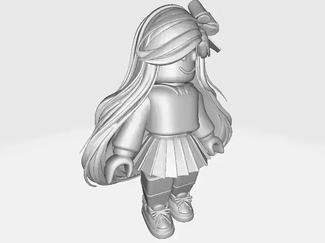 Miniature Game Roblox Girl Top Model 15