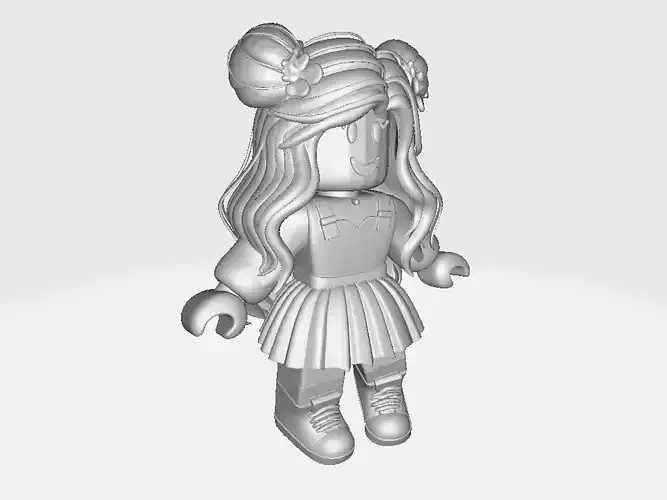 Miniature Game Roblox Girl Top Model 17