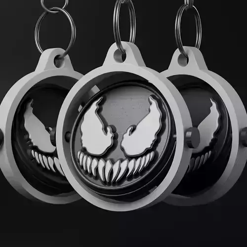 VENOM KEYCHAIN 3D print model