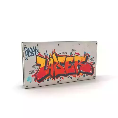 Urban Graffiti Wall model pack
