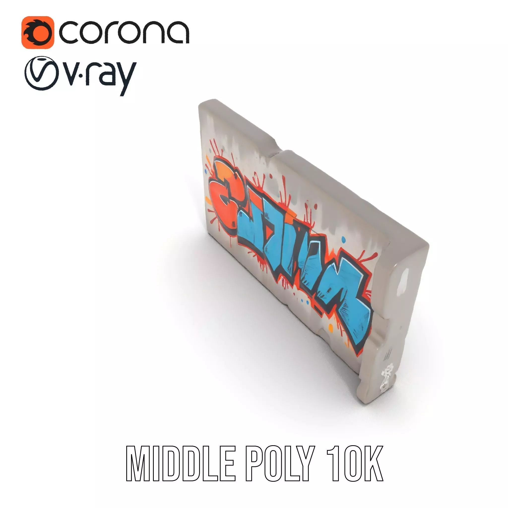 Vibrant Graffiti Wall model pack Texture_20