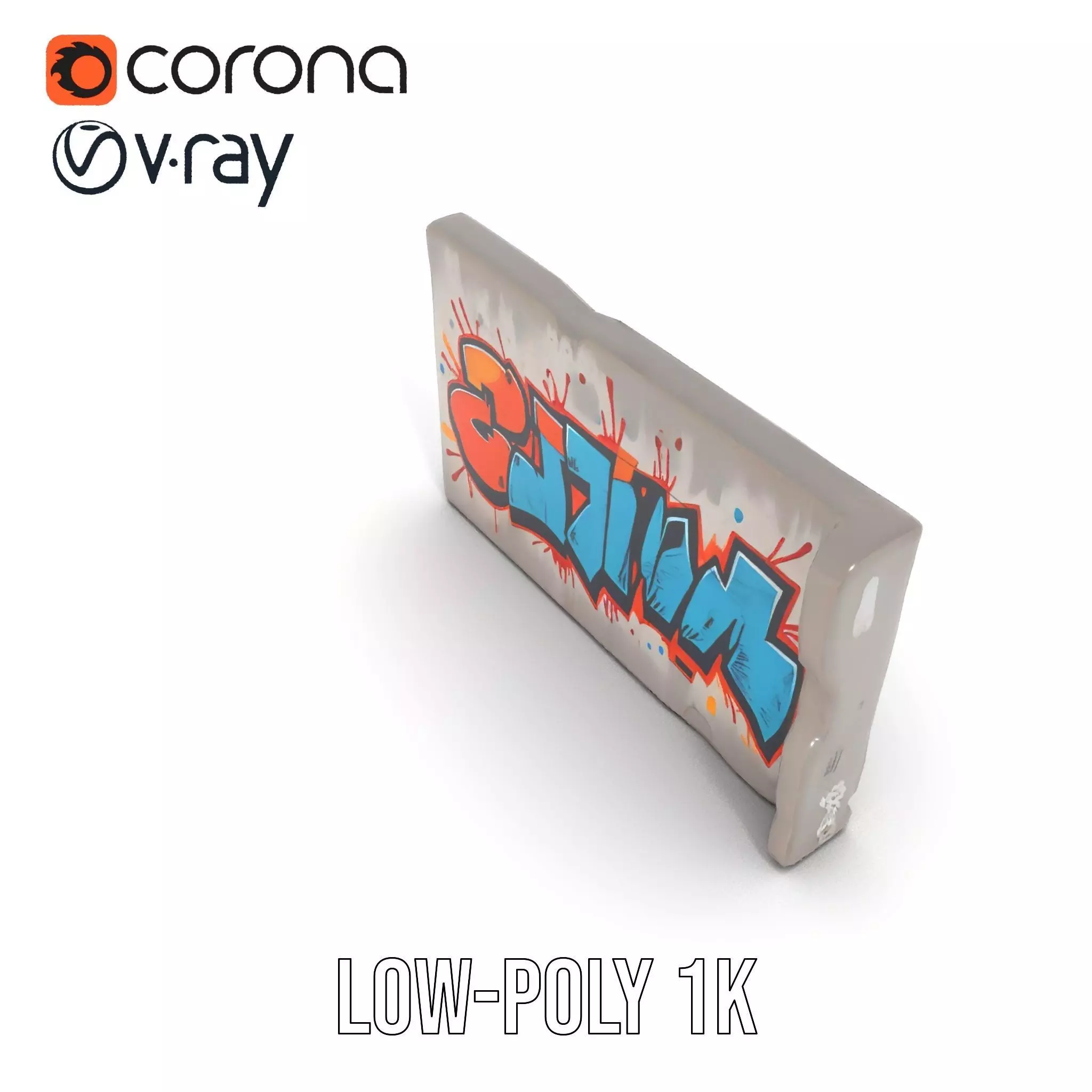 Vibrant Graffiti Wall model pack Texture_8