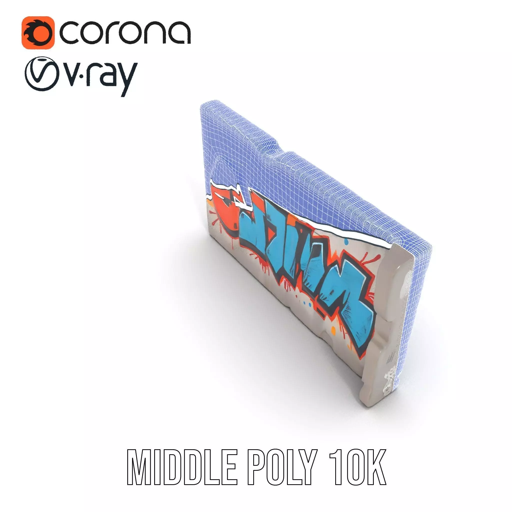 Vibrant Graffiti Wall model pack Texture_25