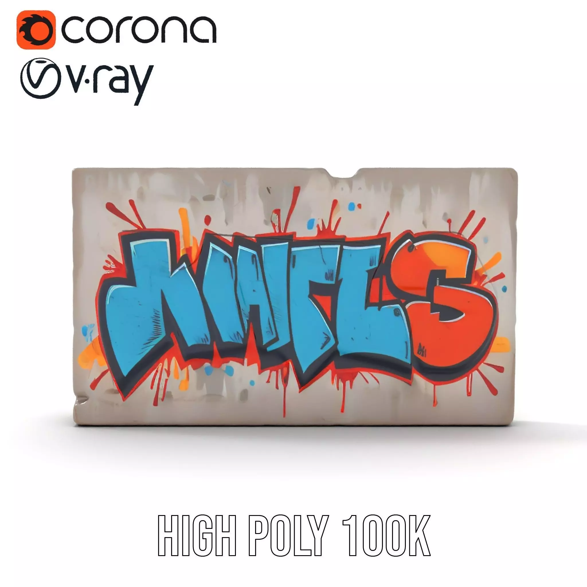 Vibrant Graffiti Wall model pack Texture_16