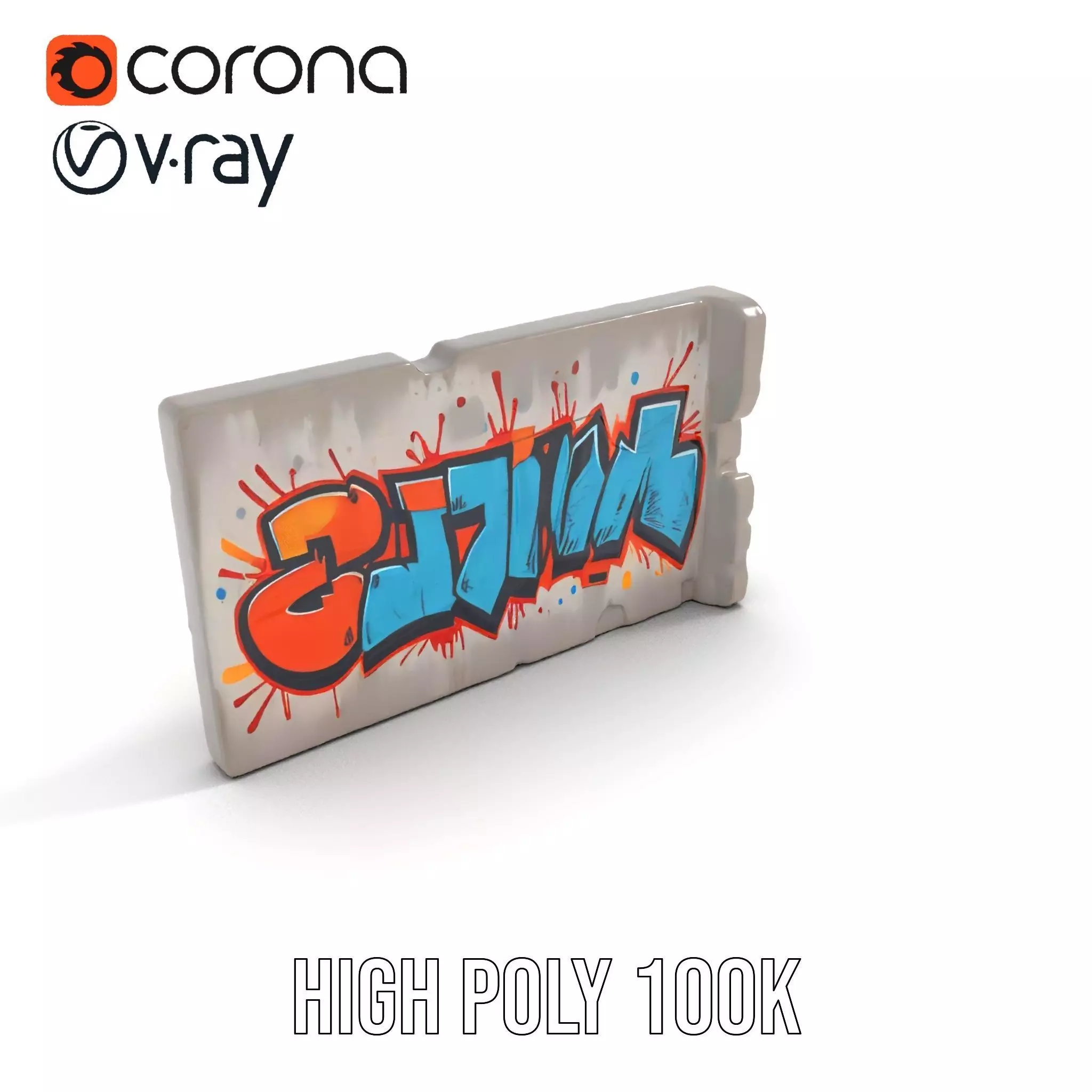 Vibrant Graffiti Wall model pack Texture_27