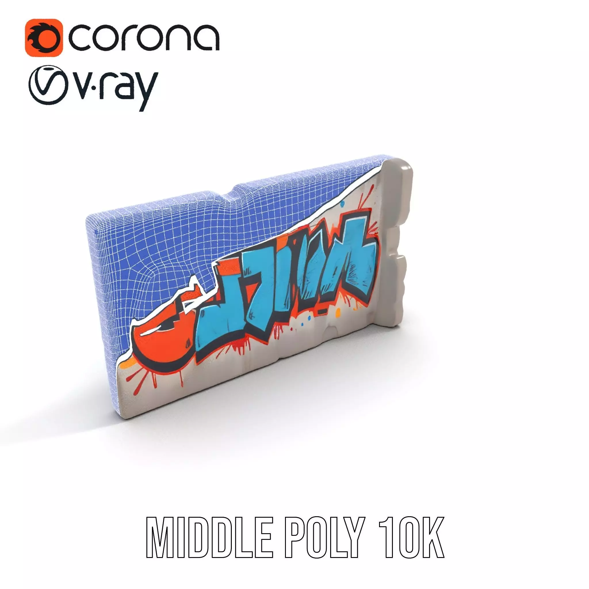 Vibrant Graffiti Wall model pack Texture_17