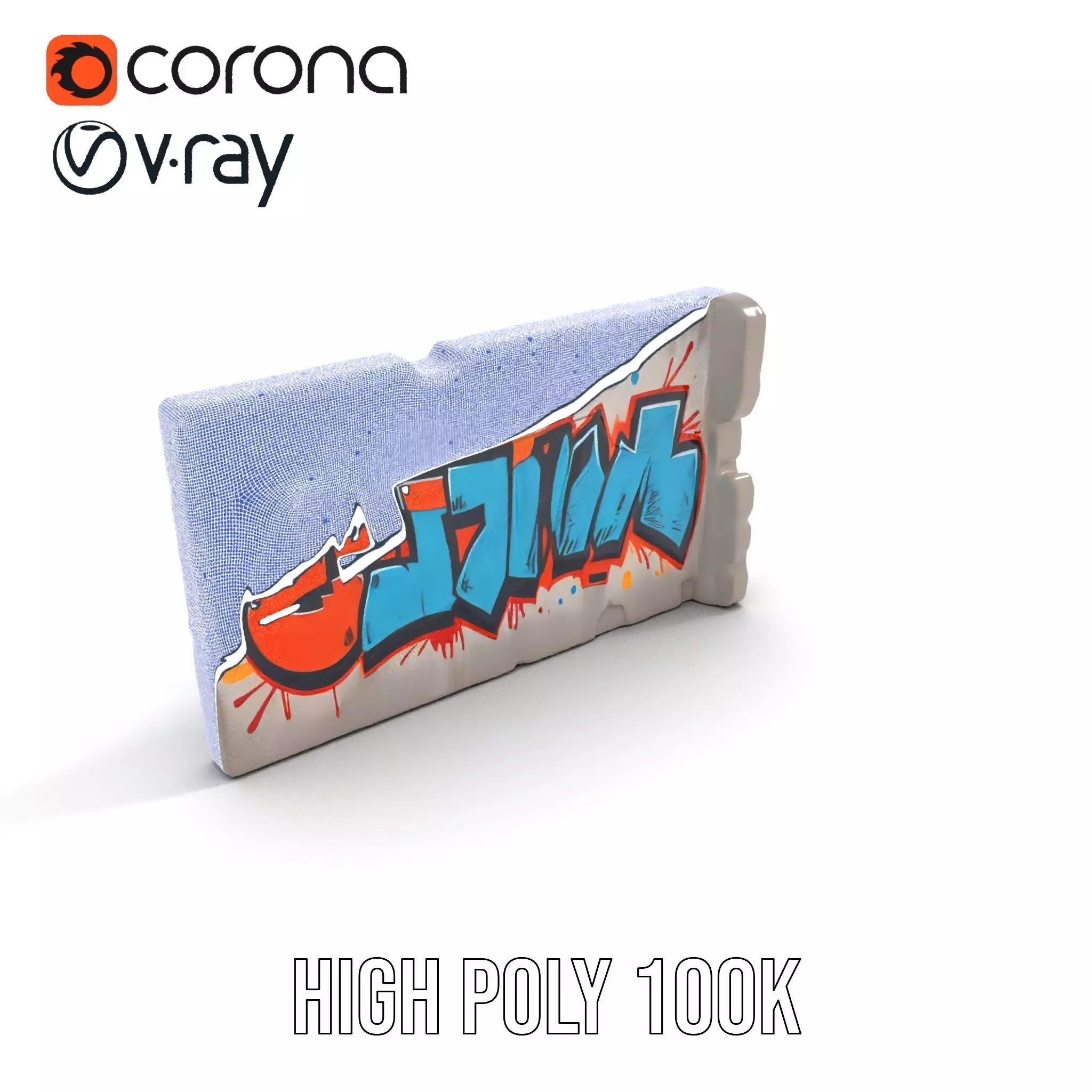 Vibrant Graffiti Wall model pack Texture_33