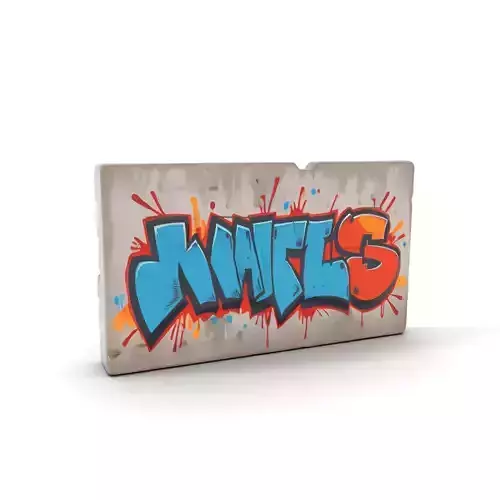 Vibrant Graffiti Wall model pack Texture