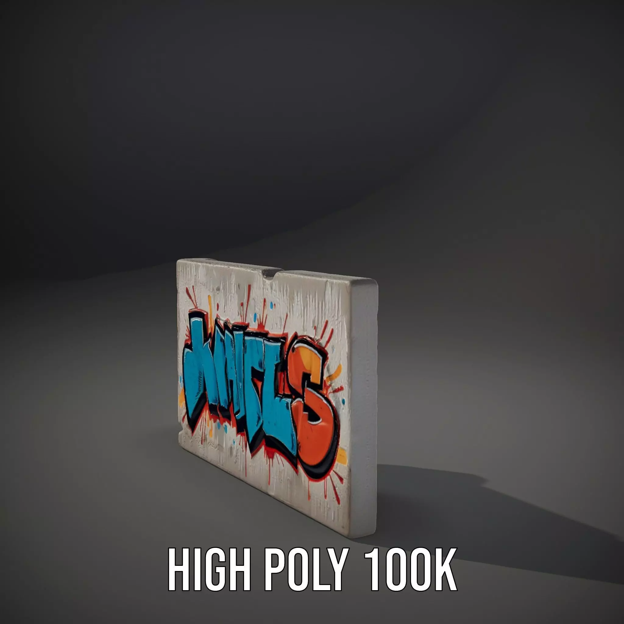 Vibrant Graffiti Wall model pack Texture_9