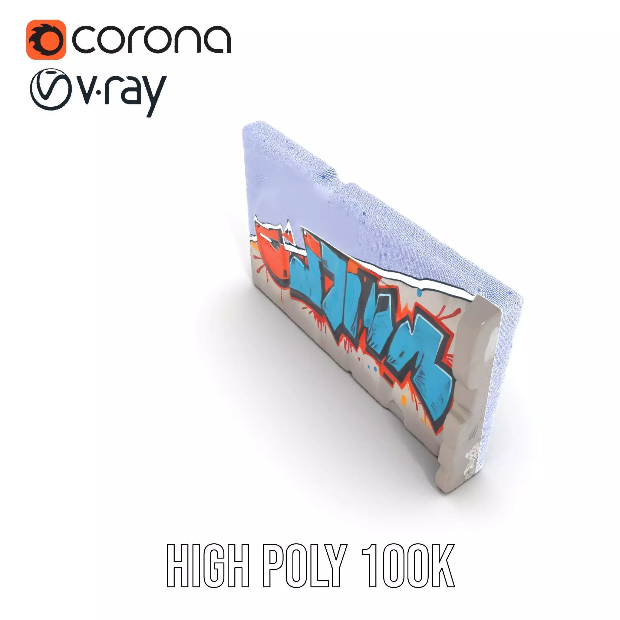 Vibrant Graffiti Wall model pack Texture_35