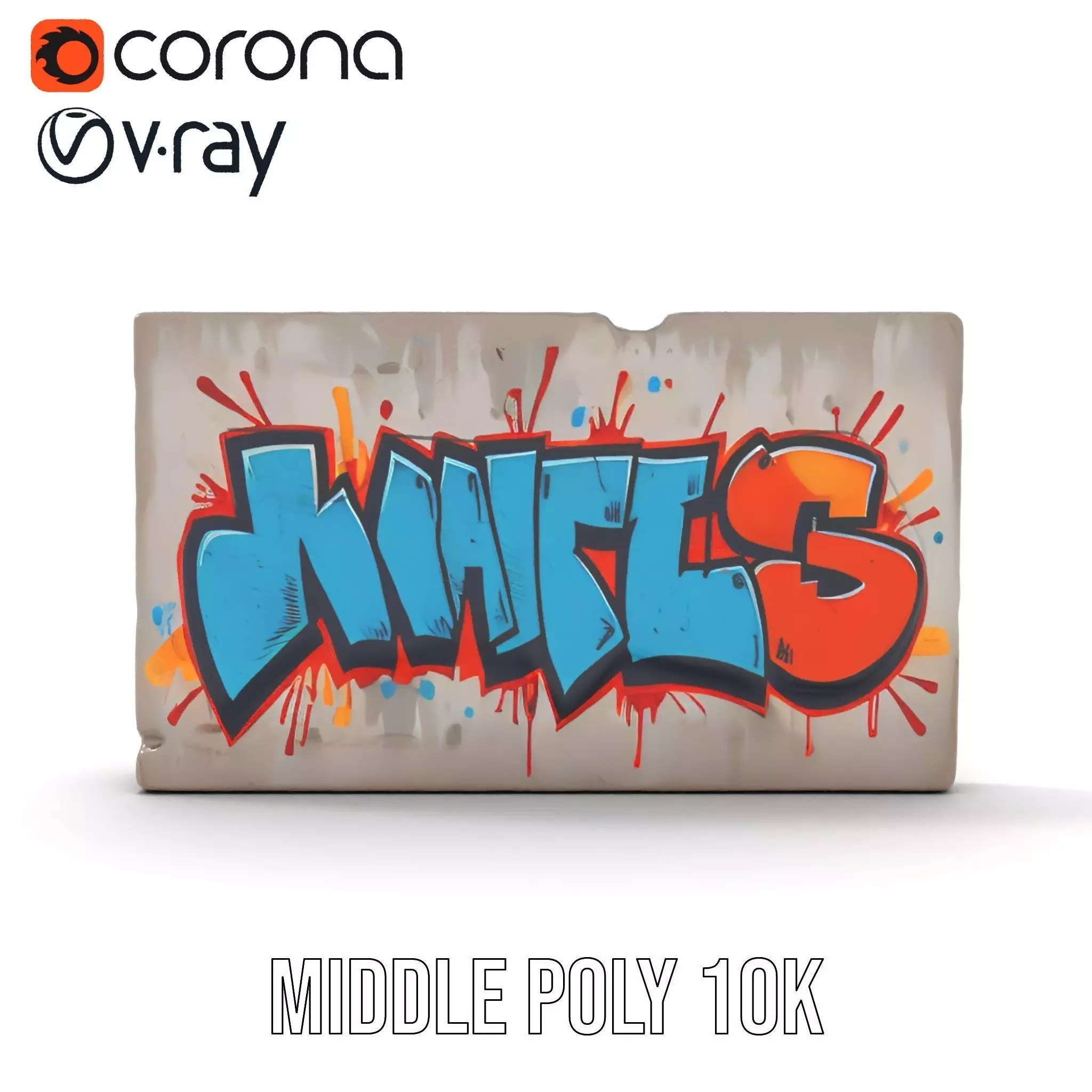 Vibrant Graffiti Wall model pack Texture_6