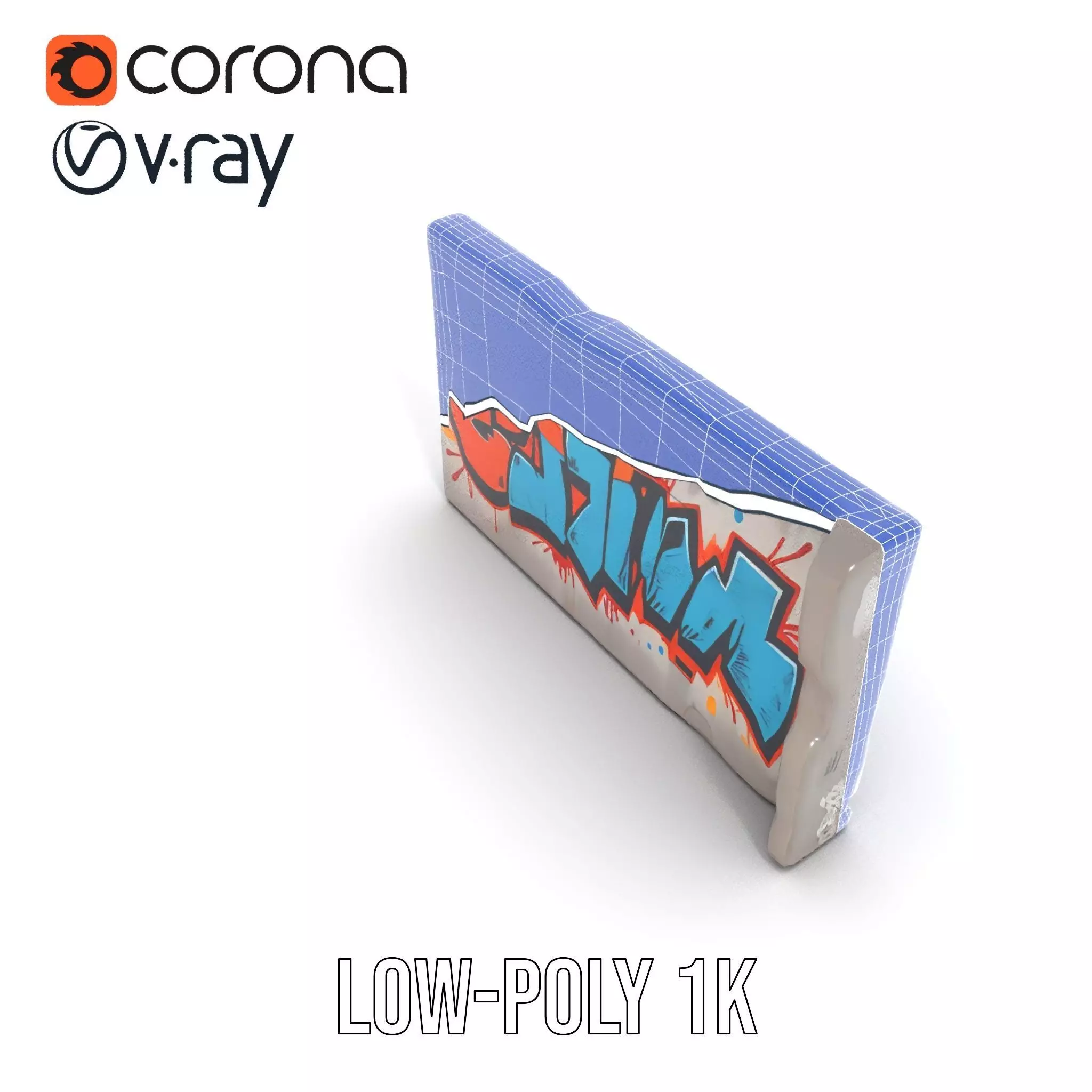 Vibrant Graffiti Wall model pack Texture_15