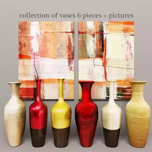 Collection vases 5 pieces