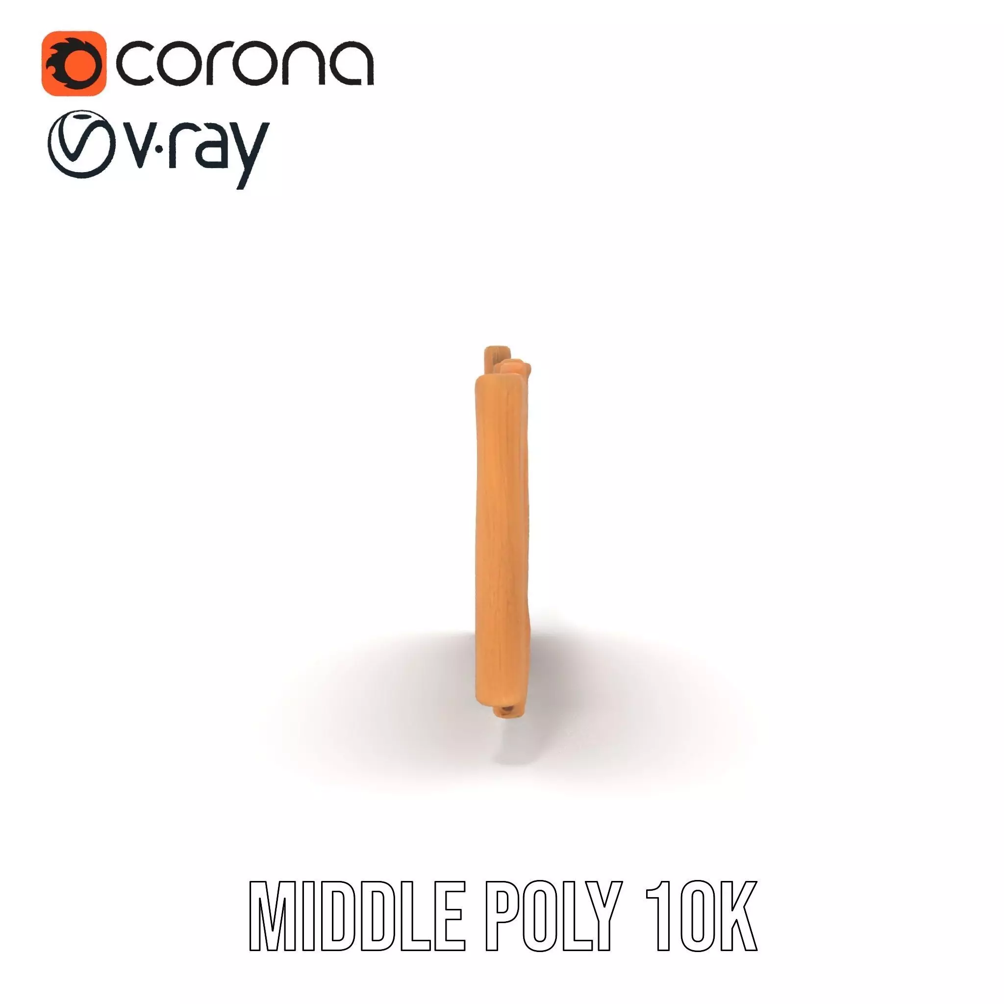 Rustic Wooden Fence model pack Low-poly 3D model_16