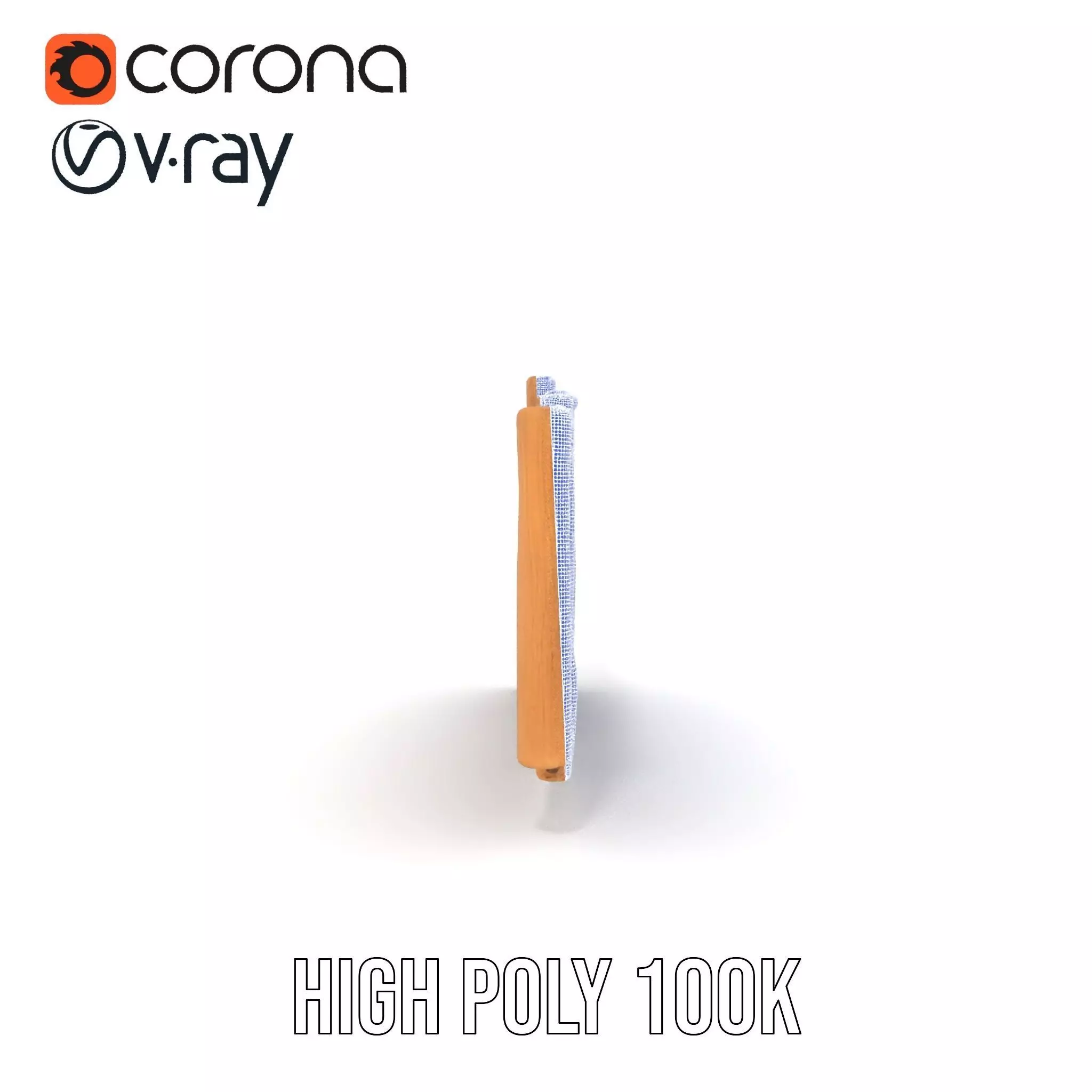 Rustic Wooden Fence model pack Low-poly 3D model_35