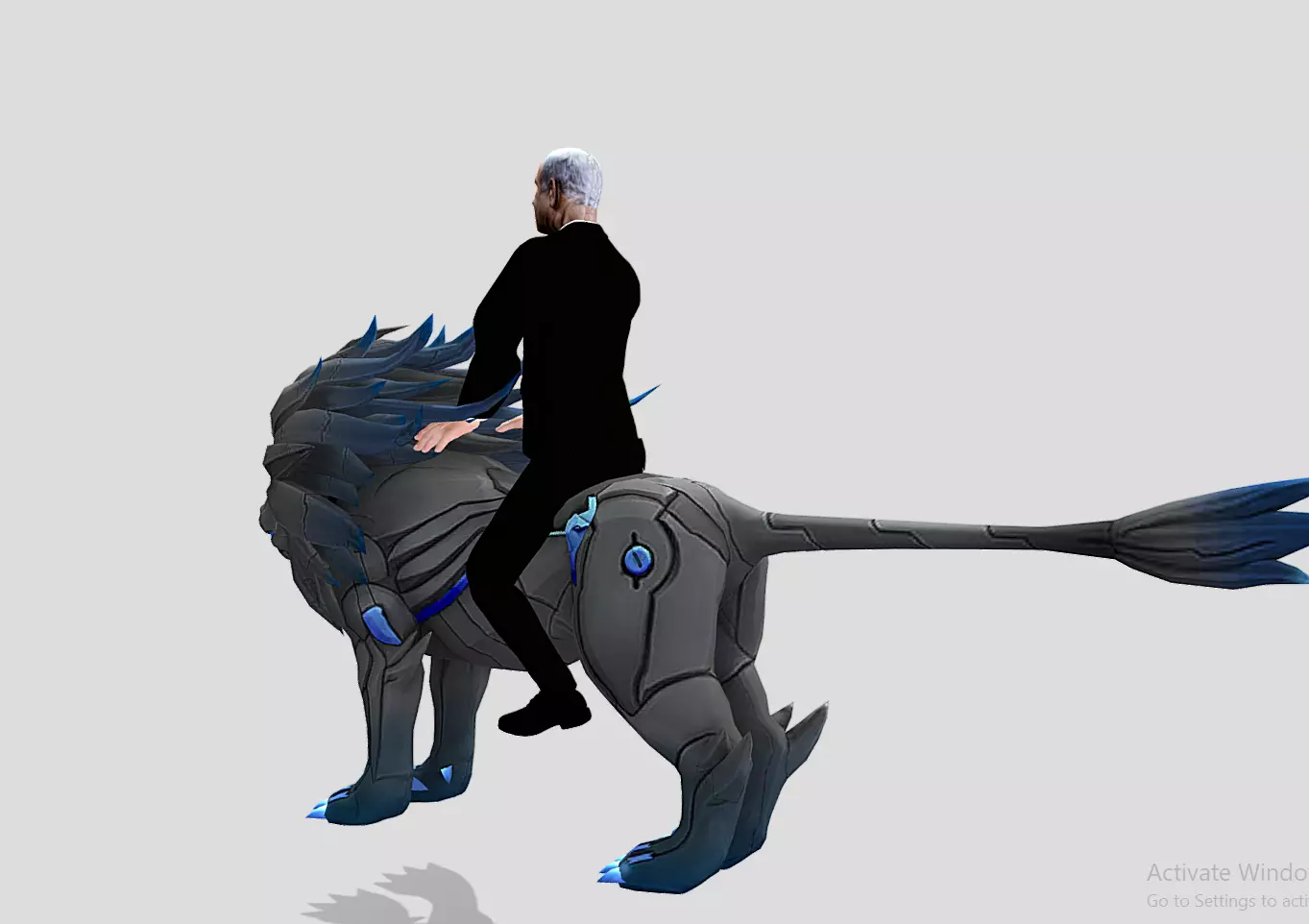 Benjamin Netanyahu rid Bio Lion FBX 3D model_2