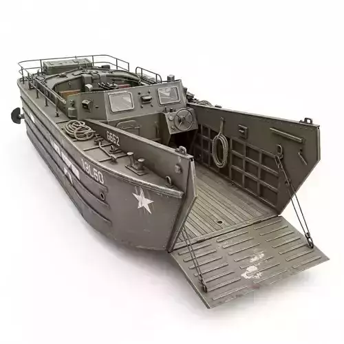 Amphibious Landing Craft 3D print model
