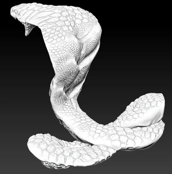 king cobra 3D print model_0