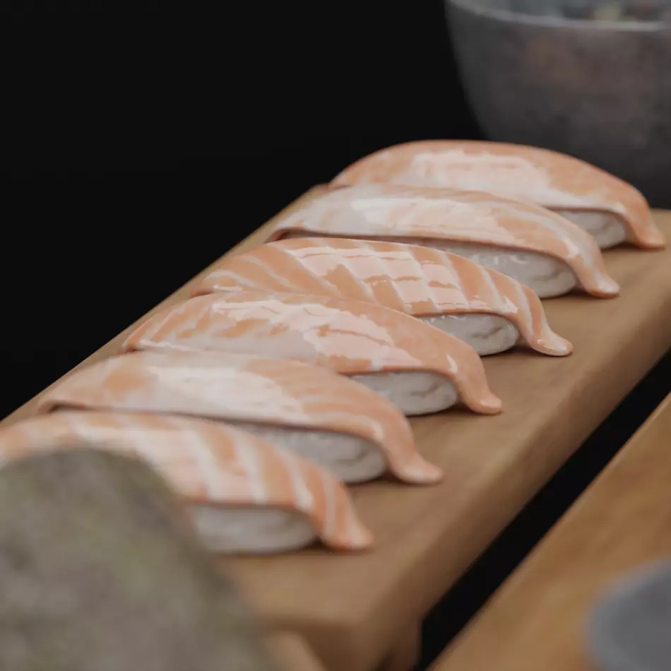 Asian Food Pack Realistic 3D Models PBR Low-poly 3D model_13