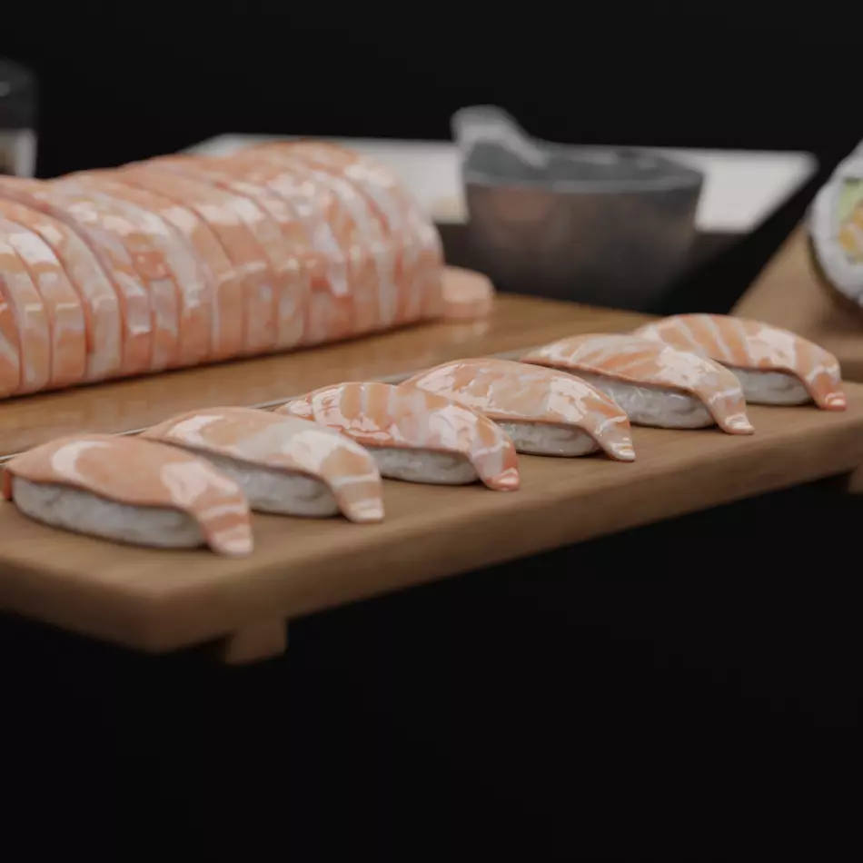 Asian Food Pack Realistic 3D Models PBR Low-poly 3D model_8