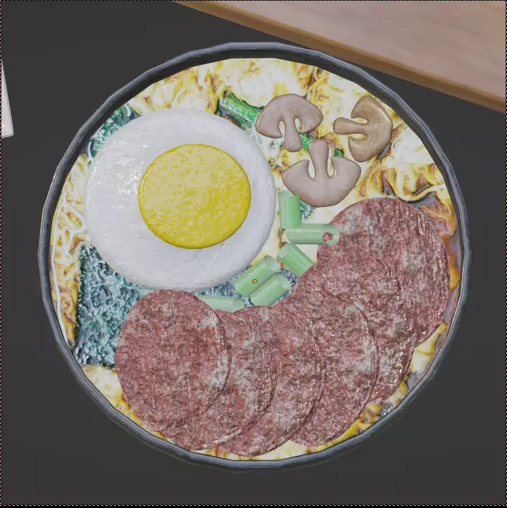 Asian Food Pack Realistic 3D Models PBR Low-poly 3D model_24