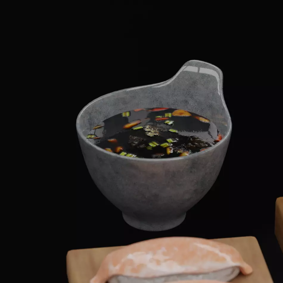 Asian Food Pack Realistic 3D Models PBR Low-poly 3D model_12