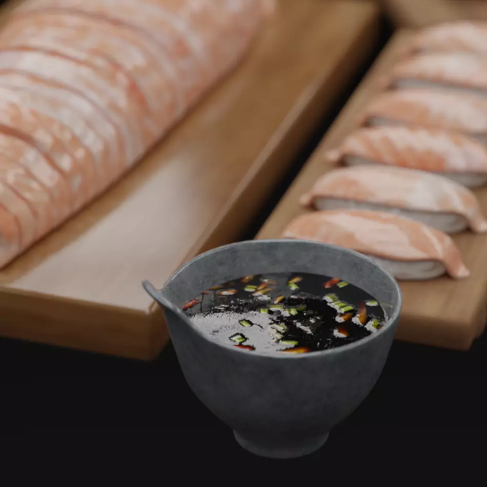 Asian Food Pack Realistic 3D Models PBR Low-poly 3D model_7